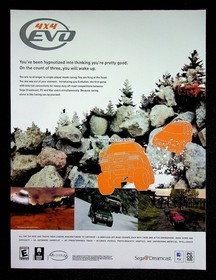 4x4 4 x 4 Evo Terminal Reality Sega Dreamcast 2000 Print Magazine Ad Poster