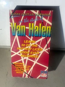 More guitar methods in the style of Van Halen instructional vhs mvp 1995 - Bild 1 von 2