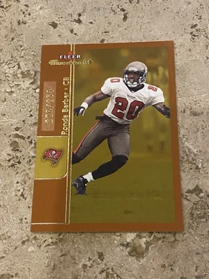 #’d/250 - Ronde Barber 2002 Fleer Maximum #68 Tampa Bay To The Max - PWE Foto 1 de 3