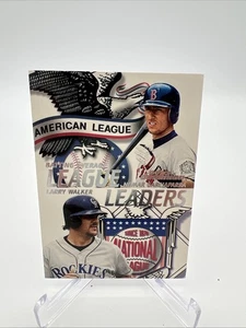 Larry Walker / Nomar Garciaparra 2000 SkyBox Dominion League Leaders #3 - Bild 1 von 2