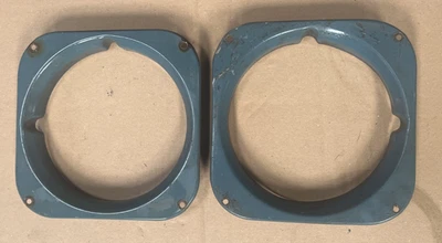 Genuine Land Rover Series 3 Headlight Surrounds x 2 - image 1 of 4