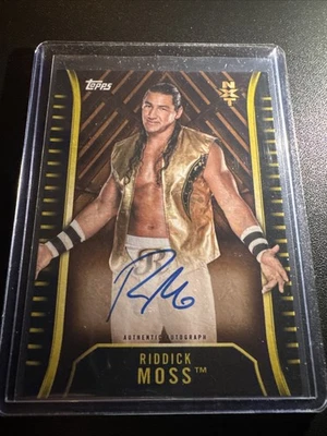 2018 Topps WWE NXT Auto Bronze /99 Riddick Moss #A-RM Auto - Image 1 of 2