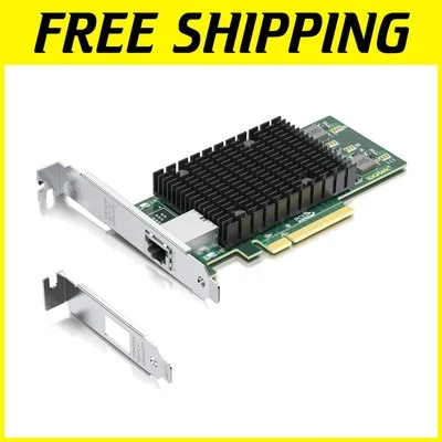 10Gb PCI-E NIC Network Card with Intel X540-BT1 - High-Speed Ethernet Adapter - Image 1 of 4