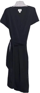 Kosan Go Travel Wrap Dress XL Black Midi Convertible Pockets Outdoor UPF 40 - Picture 1 of 10