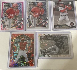 Lot (5) 2021 Topps Chrome Josh Bell X-fractor # /99 + Pink #USC3 + Diamond #69 - Picture 1 of 12