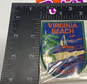 Patch vintage Virginia Beach Virginia - Foto 1 di 1