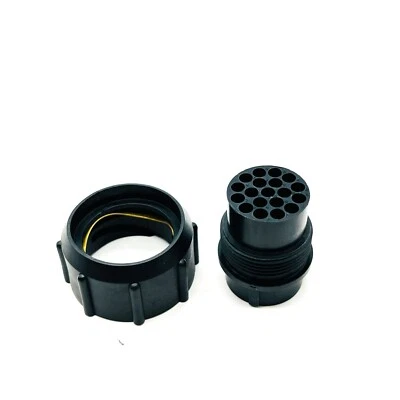 Souriau UTP61619P Circular Connector Plug Housing Coupling Nut 19 Position Male - Image 1 of 4