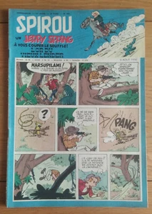 SPIROU ( journal )  n° 956 , couverture Franquin , ( Dupuis , 09/08/1956 ) - Picture 1 of 2