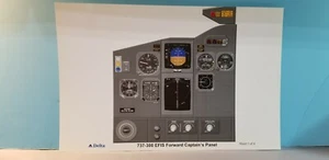 JUEGO DE 6 CARTELES VISUALES DE ENTRENAMIENTO EFIS DELTA AIRLINES PARA 737-300 - Imagen 1 de 6