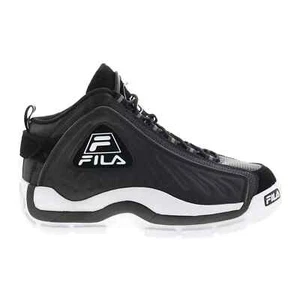 Fila Grant Hill 2 GB Basketball Shoes Black White 1BM01846-021 Men's NEW - Picture 1 of 8