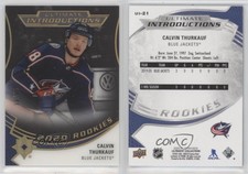 2020 Ultimate Collection Introductions Onyx Black /25 Calvin Thurkauf Rookie RC