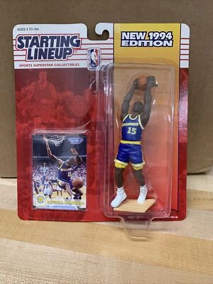 LATRELL SPREWELL 🏀 Golden State Warriors Kenner Starting Lineup 1994 Box 123 - Image 1 of 4