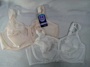 Bali Underwire Bra Flower Full Coverage Comfort Figure Floral U Back Womens 0180 - Picture 1 of 34