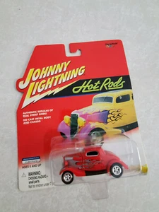 2000 Johnny Lightning 1934 COUPE Red 1:64 Diecast Hot Rods Series MOC - Picture 1 of 1