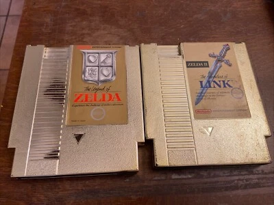 Legend Of Zelda 1 & II NES Nintendo - Image 1 of 4