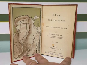 Livy Books XXIII and XXIV! 1885 HC Book by G. C. Macaulay - Picture 1 of 7
