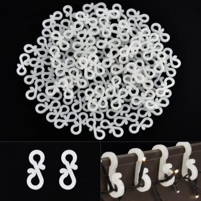 96Pcs Gutter Hanging Hooks Gutter Clips for String Lights Outdoor LED Lights - Image 1 of 4