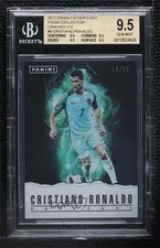 2017 Father's Day Panini Collection Cracked Ice /25 Cristiano Ronaldo #9 BGS 9.5
