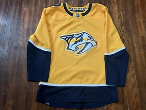 Adidas Nashville Predators Primegreen NHL Hockey Trikot 42 Home Gold - Bild 1 von 4