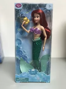 Disney Classic Princess Ariel Doll includes Flounder - from Little Mermaid - NEW - Picture 1 of 12