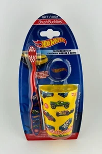 HOT WHEELS Toothbrush (Soft), Cap & Cup Set - Picture 1 of 7