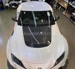 Cubierta de capó de fibra de carbono FRP para Toyota Supra A90 MK5 2019UP VRS estilo - Imagen 1 de 3