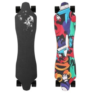 Electric Skateboard with Remote 350W Hub-Motor Complete Longboard for Adults New - Picture 1 of 14