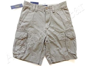 New Ralph Lauren Polo 100% Cotton Faded Army Green  Chino Cargo Shorts size 30 - Picture 1 of 5