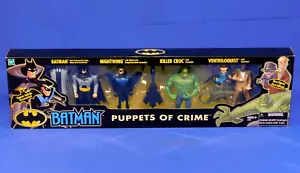 BATMAN PUPPETS OF CRIME FIGURE 4PK W/KILLER CROC & VENTRILOQUIST HASBRO - Picture 1 of 5