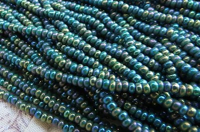 Cuentas de semillas redondas checas Preciosa 11/0 #50100-97090  Foto 1 de 2