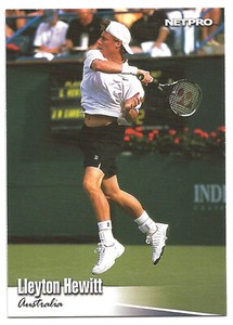 Lleyton Hewitt - Netpro 2003 Single Tennis Card #3