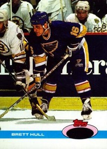 1991 Stadium Club Charter Member Double Asterisk Promo #8 Brett Hull