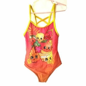 Shopkins One Piece Swimsuit 6X Fruits - Picture 1 of 8