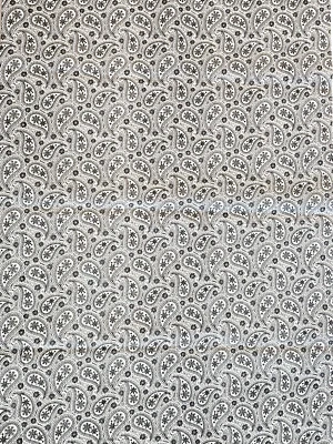 Print Concepts Karen Combs Tuxedo #3301 Black White Paisley Quilt Fabric 2.4yds - Image 1 of 2