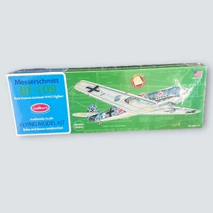 GUILLOWS 505 Messerschmitt Bf-109 BALSA FLYING MODEL KIT Model Vintage USA WWII - Picture 1 of 9