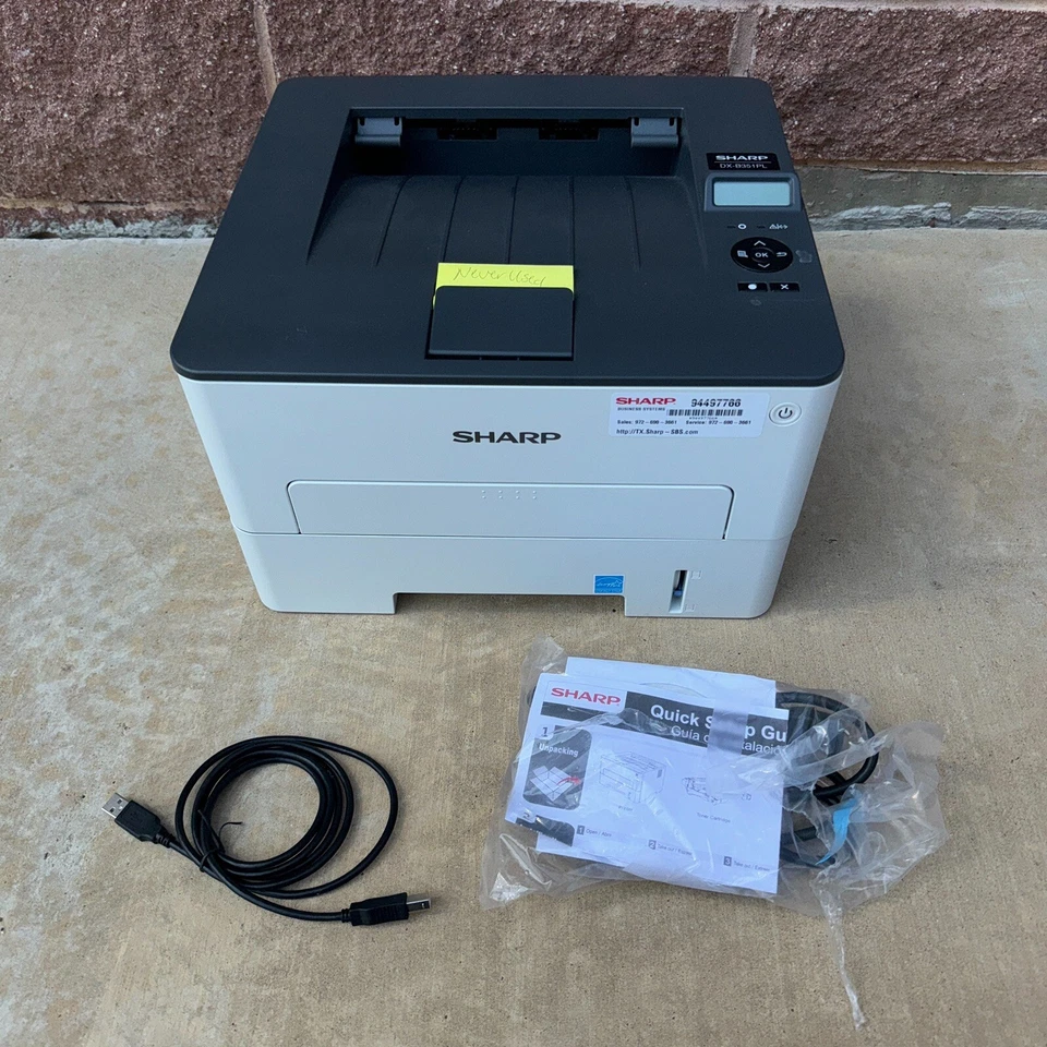 Sharp DX-B351PL 35ppm Monochrome Desktop Printer  NEW! - Image 1 of 4