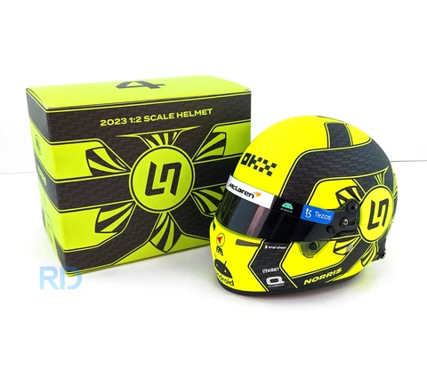 2023 Lando Norris McLaren Mini Helmet - 1:2 Scale Bell F1 Helmet - Model 4100227 Cover