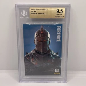 2019 Panini Fortnite Series 1 Italy Black Knight #252 BGS 9.5 PSA 10 - Picture 1 of 4