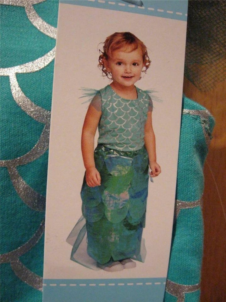 Nuevo con etiquetas Antiguo Disfraz de Halloween SIRENA Infantil Bebé Azul Marino ~ 0-6 Meses ~ ¡Adorable! Foto 1 de 1