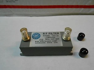 5451-D BIRD RF FILTER BNC BANDWIDTH PER 116MHZ AND 160 MHZ NEW OLD STOCK - Picture 1 of 3