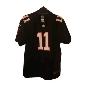 Nike Boys NFL Atlantic Falcons Jones Football Jersey #11 Black On Field Size XL - Picture 1 of 13
