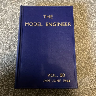 Vintage hobby Model Steam Engineering Magazines complete bound 1944 Volume 90  - Image 1 of 4