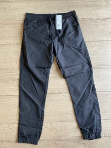 French Connection Black Tracksuit Bottoms Joggers Size Small W30-32" L28" - Imagen 1 de 12