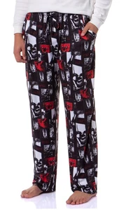 IT The Movie Men's Pennywise Closeups Print Adult Sleep Lounge Pajama Pants (M) - Picture 1 of 4
