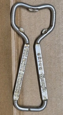 Винтажный церковный открывалка для ключей «Drink Barq's» — «WholesomeBeverage» — 2-сторонняя  - Изображение 1 из 4