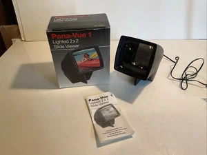 Vintage Pana-Vue 1 beleuchteter 2x2 Diabetrachter mit Originalkarton Anleitung funktioniert - Bild 1 von 11