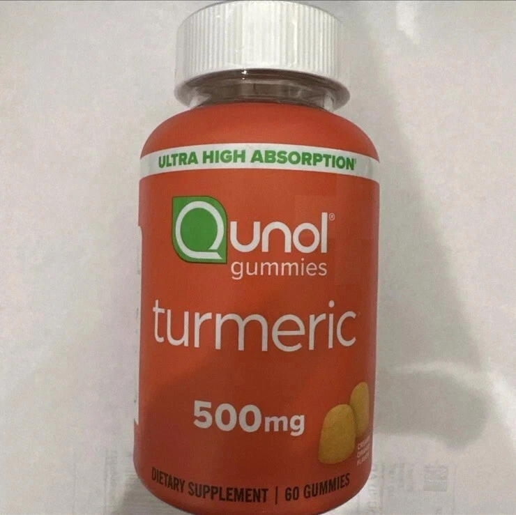 Gomitas de curcumina de cúrcuma Qunol 500 mg ENVÍO GRATUITO Foto 1 de 1