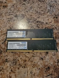 Ddr4 2666mhz 16gb (2x8) Patriot Black RAM Kit - Picture 1 of 2