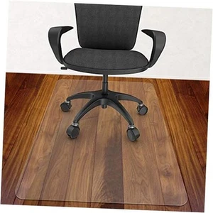 Alfombrilla para silla de oficina para piso de madera dura 30 x 48", alfombrilla para silla pequeña transparente fácil - Imagen 1 de 8