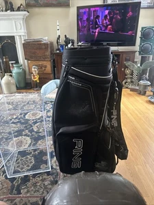 Golf Bag Ping Explore ..Black & White… good medium size bag not too small or big - Picture 1 of 14